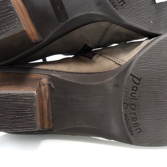 NIB$340 Paul Green Joellen Leather Slouch Buckle Ankle Bootie Western Boot 6 8.5 - Picture 10 of 12